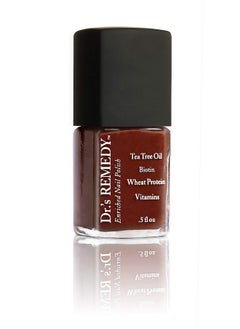 Dr.'s Remedy Dr’s Remedy 3 Pack Nail Polish Kit, TOTAL Two-in-One Glaze/BALANCE Brick Red/REMEDY Red - Non Toxic and Organic All Natural Enriched Nail Strengthener  - Image 2