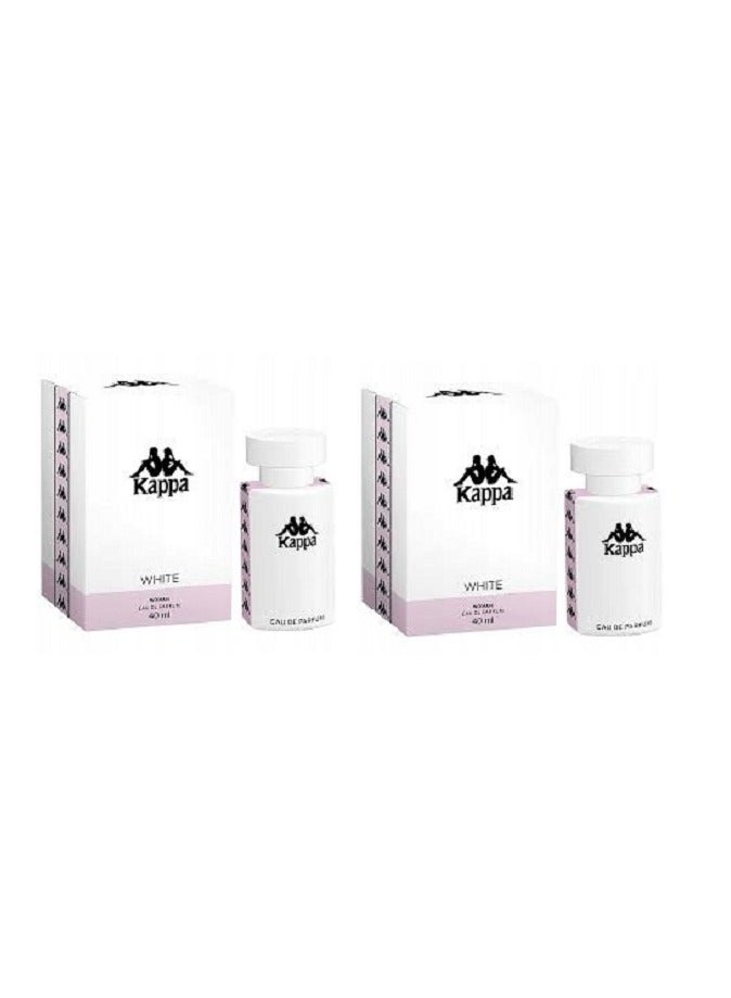 كابا وايت عطر نسائي 80 مل (2 قطعة 40 مل) بخاخ إدي بارفان