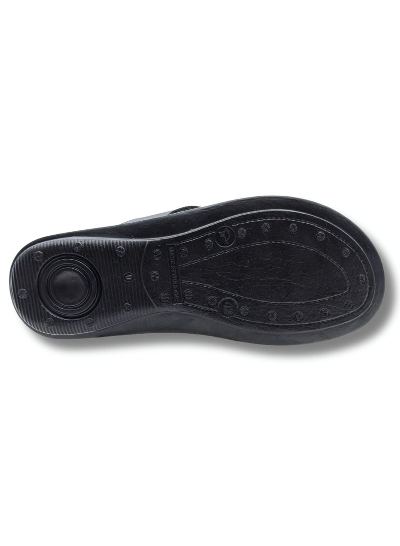 Aerosoft Men's Slippers P4120 Black - Image 4