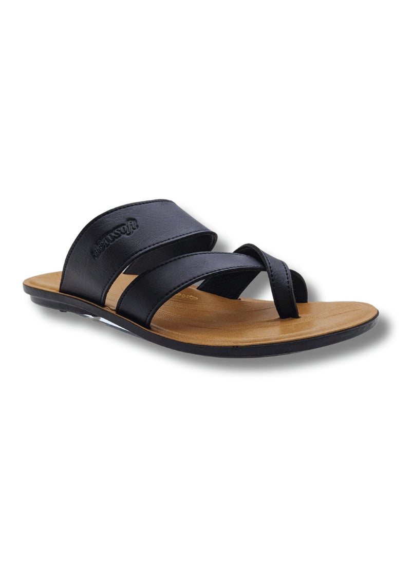 Aerosoft Men's Slippers P4120 Black - Image 1