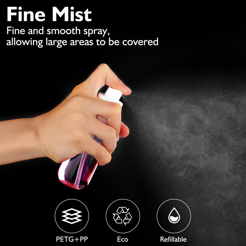 Aeibxiy Small Spray Bottle Travel Size 1.35oz 40ML, Fine Mist Plastic Spray Bottles, Refillable Empty Spray Bottle for Toners, Perfume, Face& Hair Spray - Image 3