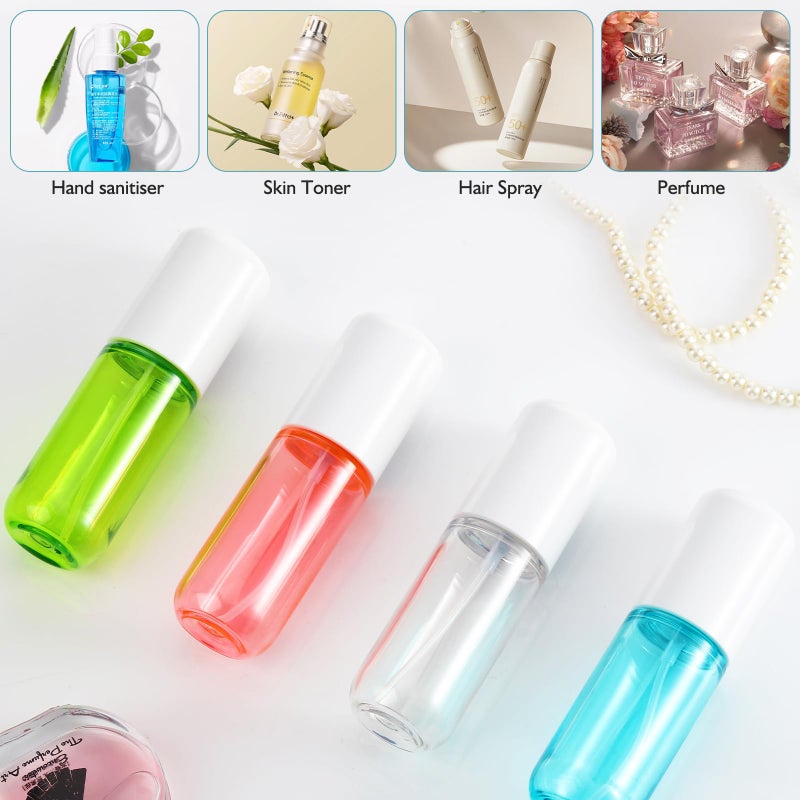 Aeibxiy Small Spray Bottle Travel Size 1.35oz 40ML, Fine Mist Plastic Spray Bottles, Refillable Empty Spray Bottle for Toners, Perfume, Face& Hair Spray - Image 5