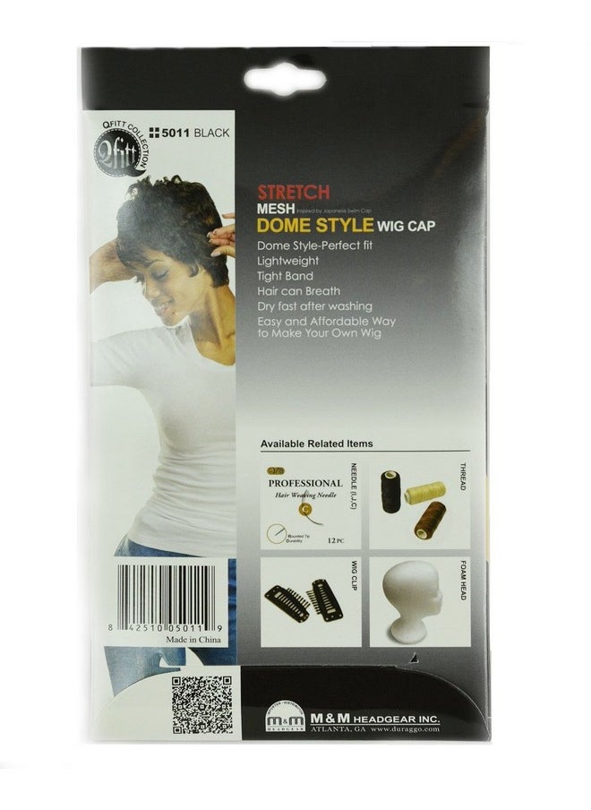 Qfitt (6 Pack) Qfitt Mesh Dome Style Wig Cap 5011  - Image 3