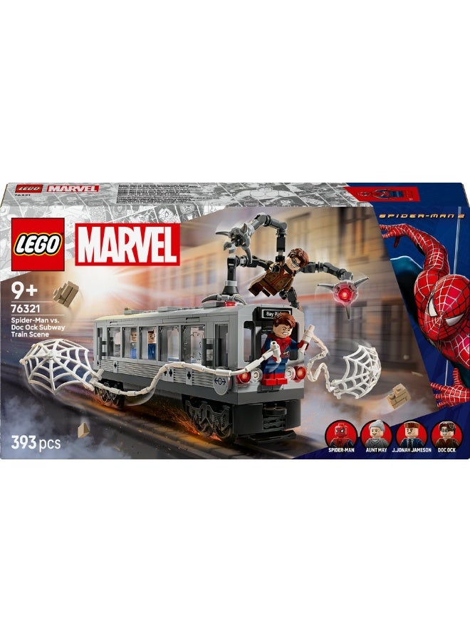 LEGO Marvel Spider-Man vs. Doc Ock Subway Train Scene 76321 (Age 9+, 393 Pieces) - Image 2