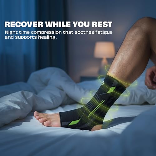 Nivia Knitted Ankle Support For Men & Women, Breathable, Ankle Supporter for men, For Gym, Training, Sports, Running & Injury Prevention, Ankle Brace (Red, S), Available In Pair - Image 5