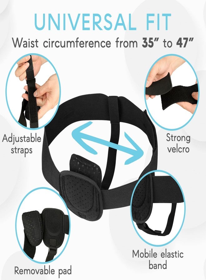 Adamson Inguinal Hernia Support Belt for Men I Fits Left or Right Side I Post Surgery Men and Womens Hernia Support Truss for Inguinal, Groin Hernias I Adjustable Waist Strap - Image 5