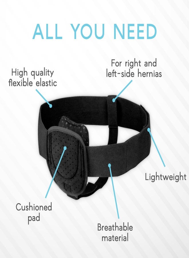 Adamson Inguinal Hernia Support Belt for Men I Fits Left or Right Side I Post Surgery Men and Womens Hernia Support Truss for Inguinal, Groin Hernias I Adjustable Waist Strap - Image 3