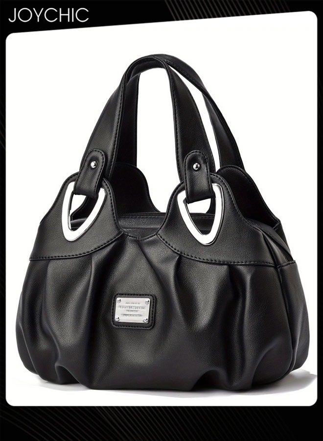Joychic Ladies Fashion Handbags Elegant Top-handle Bags for Women Shoulder Bags PU Leather Waterproof and Wear-resistant - Image 2