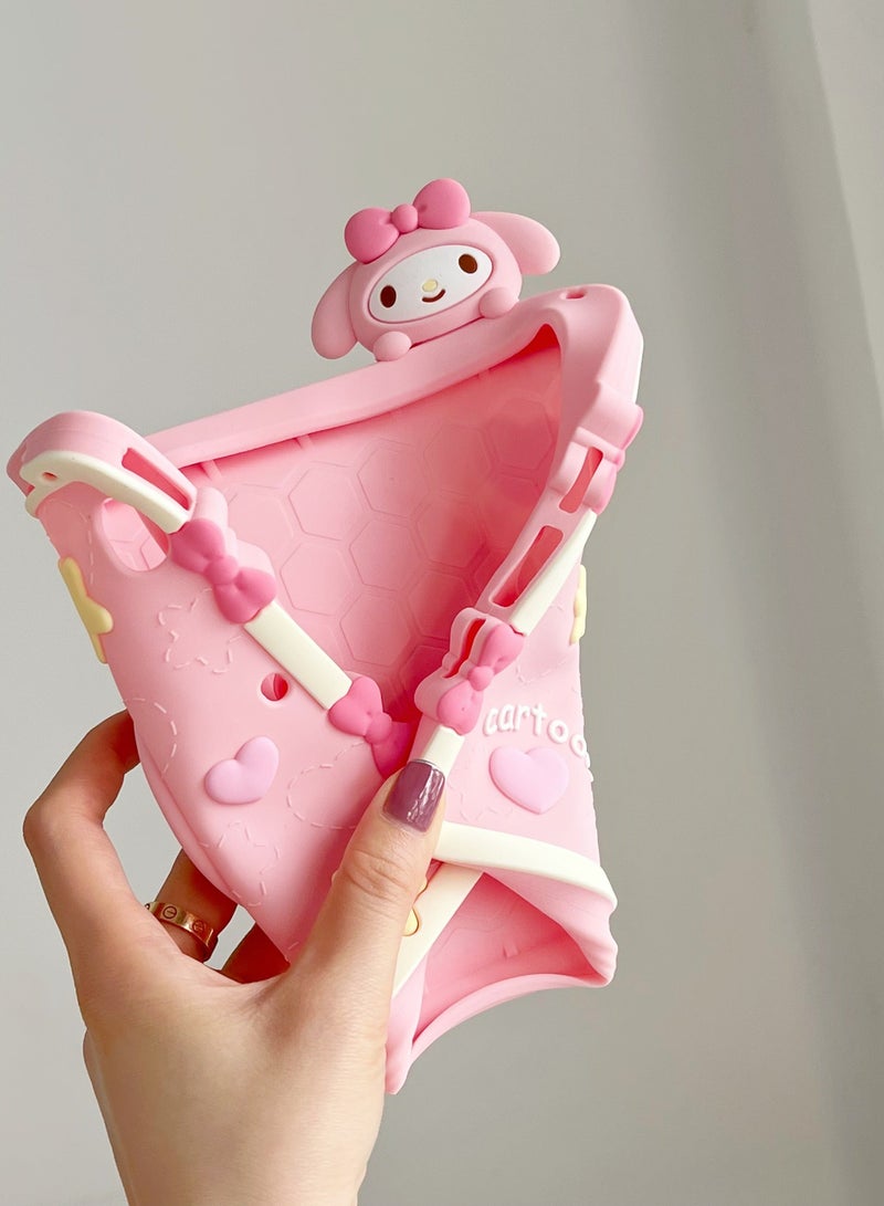 Cartoon Protective Case for iPad 10.9 inch/iPad 10th 2022, with 360° Rotating Stand, Portable iPad protective Case，Cute Cartoon Shockproof Tablet Case with Stand，Cute iPad case for Girl and kids - Image 5