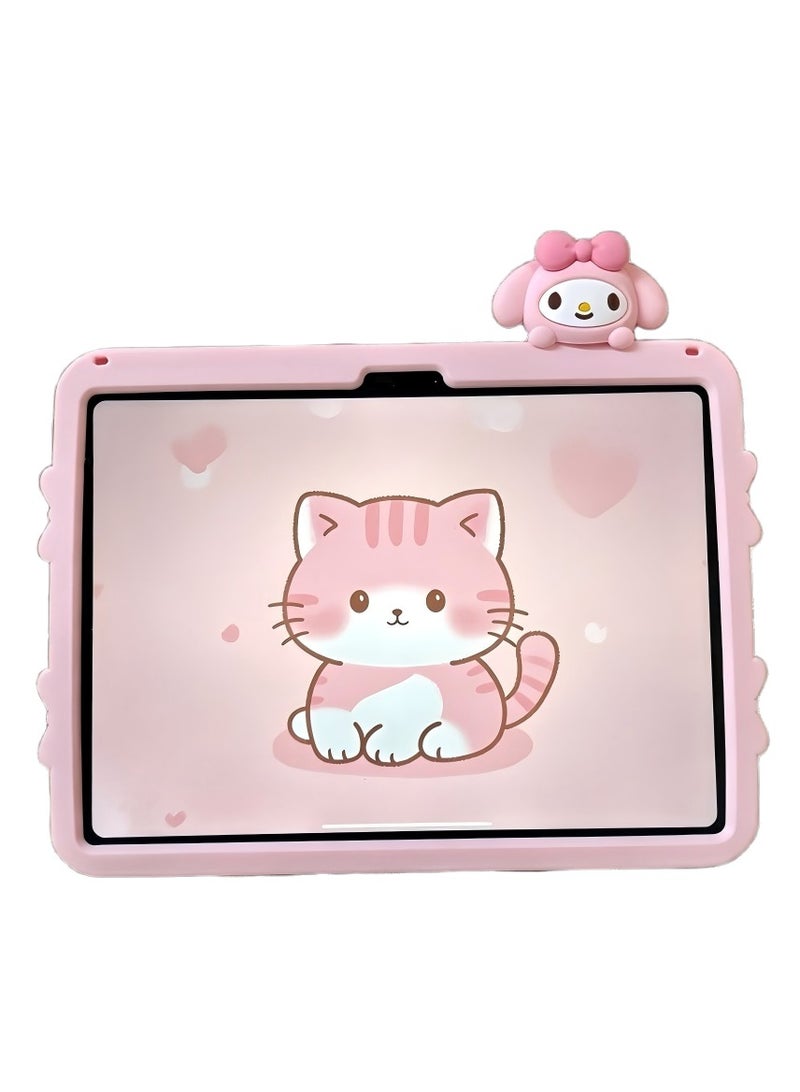 حافظة واقية لجهاز iPad من الجيل الحادي عشر/iPad من الجيل العاشر، مع حامل دوار 360 درجة، حافظة واقية محمولة لجهاز iPad، حافظة لوحية رقيقة للغاية ومقاومة للصدمات مع حامل، حافظة iPad لطيفة للفتيات والأطفال - Image 2