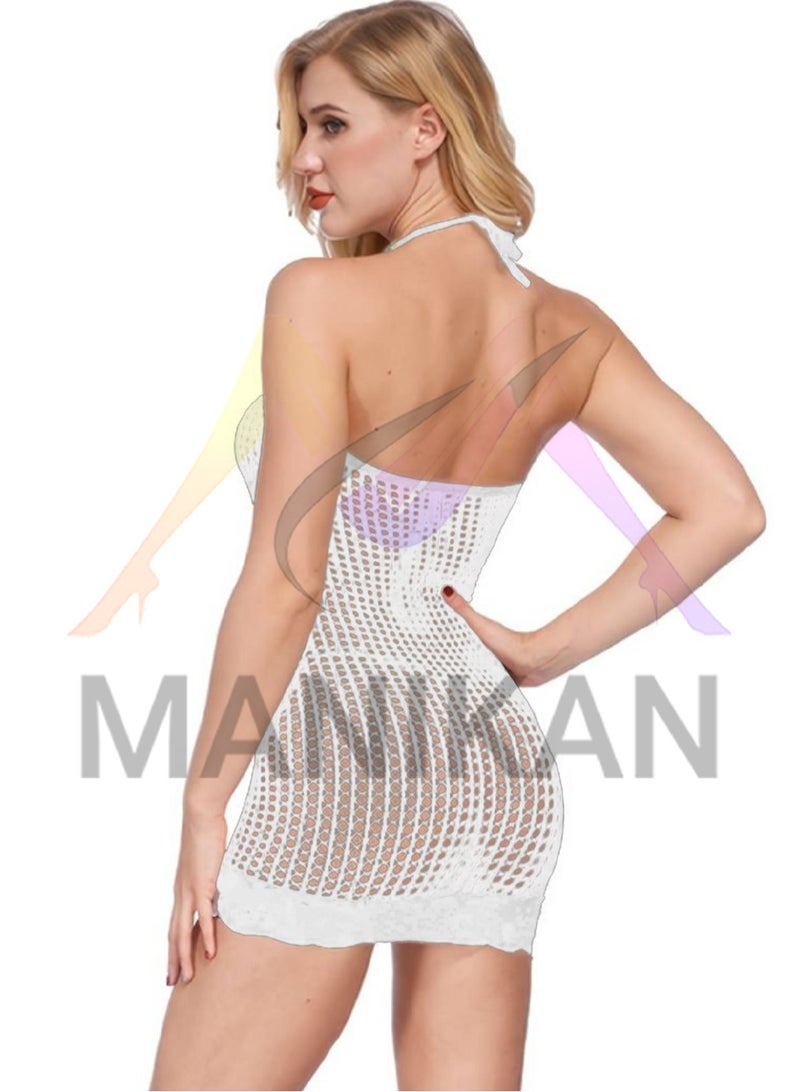 MANIKAN MANIKAN women's Lingerie dress sheer mesh short  - Image 2