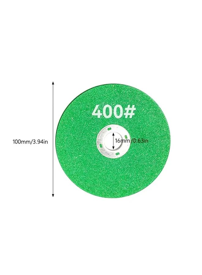3pcs 100mm Resin Grinding Discs Set 400 800 1200 Grit for Metal Surface Preparation - Image 2