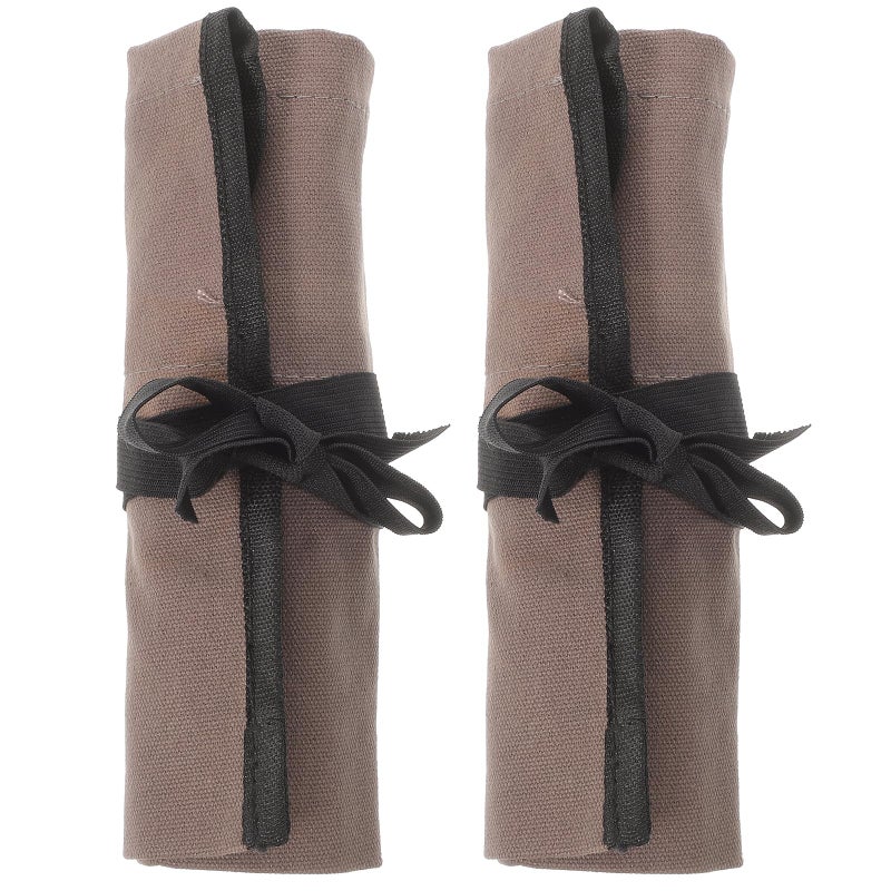 Uonlytech Canvas Tool Roll up Bag MultiPurpose Storage Pouch Organizer for Chisels Wrenches Screwdrivers Pliers Lightweight Durable 123X123 Inch