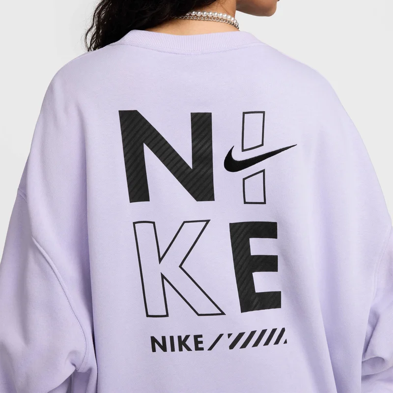 Nike Purple Women's Fleece Sweatshirt for Women | Best Price UAE