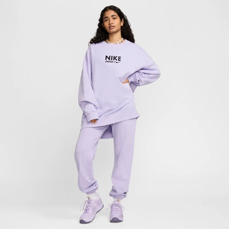 Nike Purple Women's Fleece Sweatshirt for Women | Best Price UAE