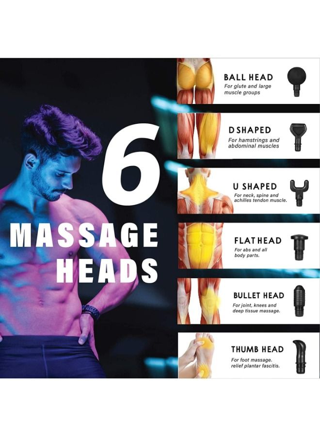 SHOPI Deep Layer Muscle Fitness Electric Film Massage Gun - Image 4