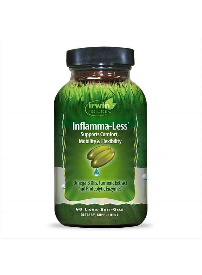 Inflamma Less Irwin Naturals Inflamma-Less, Promotes Comfort, Mobility & Flexibility ...