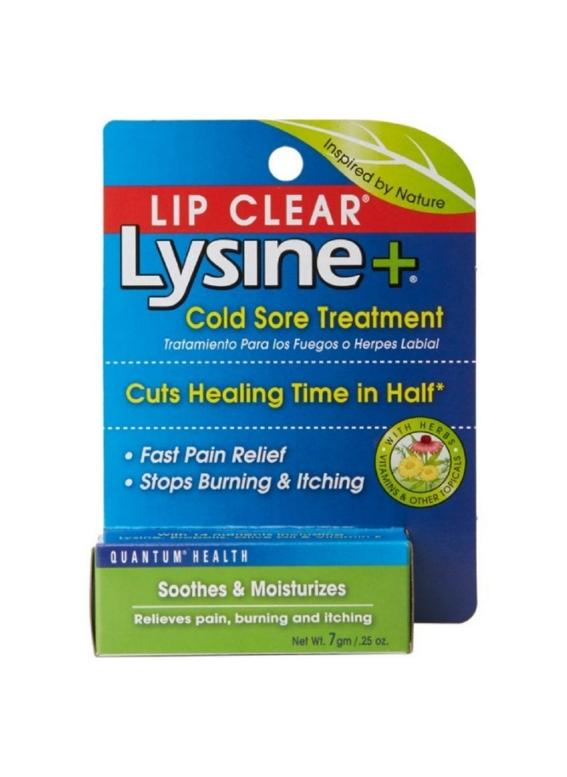 Quantum Quantum LipClear Lysine Plus Cold Sore Ointment 7 Gram  6 per case 