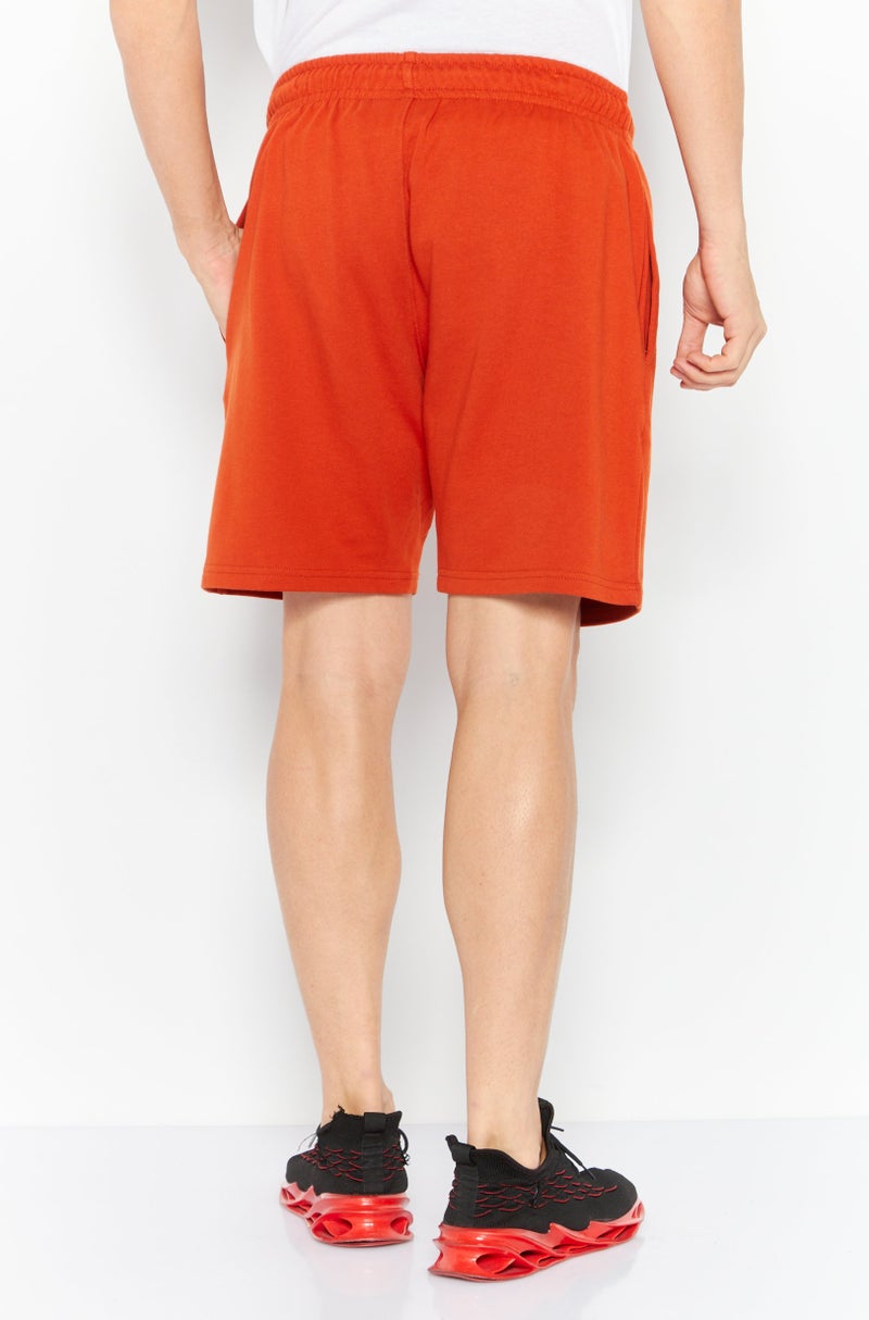 DKNY Sport Men Sportswear Fit Training Shorts, Rust  - Image 4