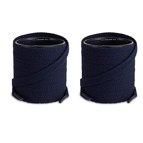 Lify 2 Pair Polyester Flat Shoe Laces for Athletic, Running - 5/16 Wide Shoelaces for Sneakers Shoes Boot Strings (180CM (70.86 Inch), Navy Blue) - Image 1