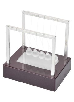 Classic Newton Swing Ball, Led Light Up Newtons Cradle Balance Ball, Kinetic Energy Multi Color Home Office Toy, Home Decoration Art Work, for Birthday Gift, Science Physics Desk Toys & Accessories