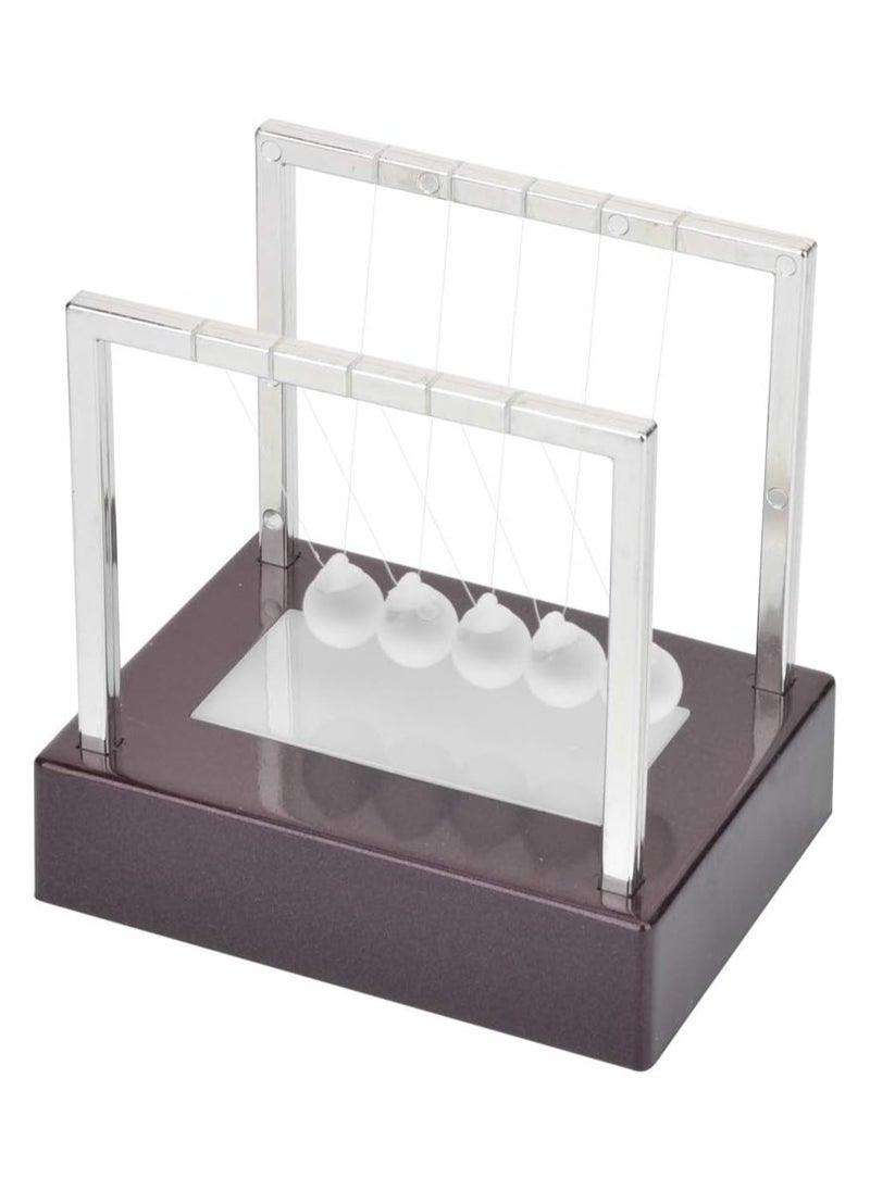 SYOSI - Classic Newton Swing Ball, Led Light Up Newtons Cradle Balance Ball, Kinetic Energy Multi Color Home Office Toy, Home Decoration Art Work, for Birthday Gift, Science Physics Desk Toys & Accessories - Image 1
