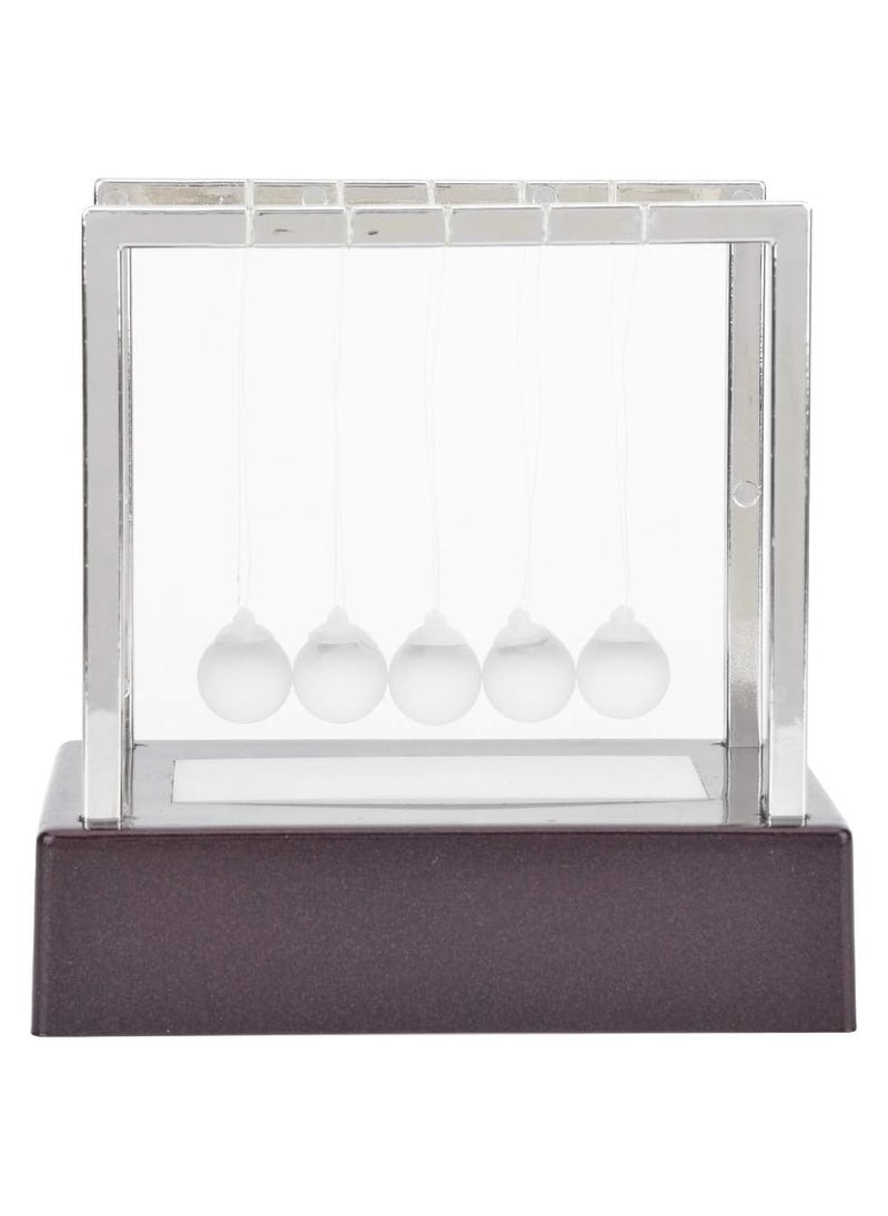 SYOSI - Classic Newton Swing Ball, Led Light Up Newtons Cradle Balance Ball, Kinetic Energy Multi Color Home Office Toy, Home Decoration Art Work, for Birthday Gift, Science Physics Desk Toys & Accessories - Image 1