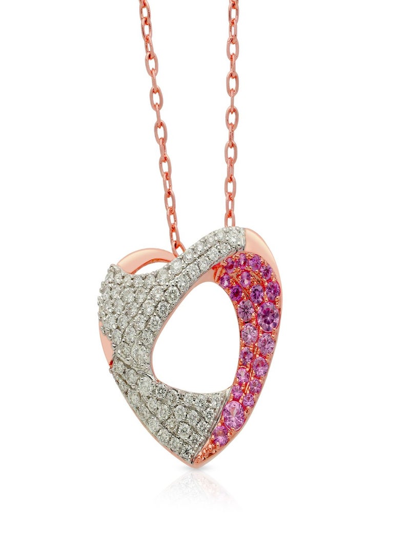 Malabar Gold and Diamonds 18 Carat 750 Purity Mine Diamond Pendant MRGHTH089PN1  - Image 1