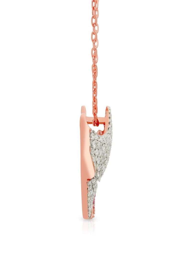 Malabar Gold and Diamonds 18 Carat 750 Purity Mine Diamond Pendant MRGHTH089PN1  - Image 3