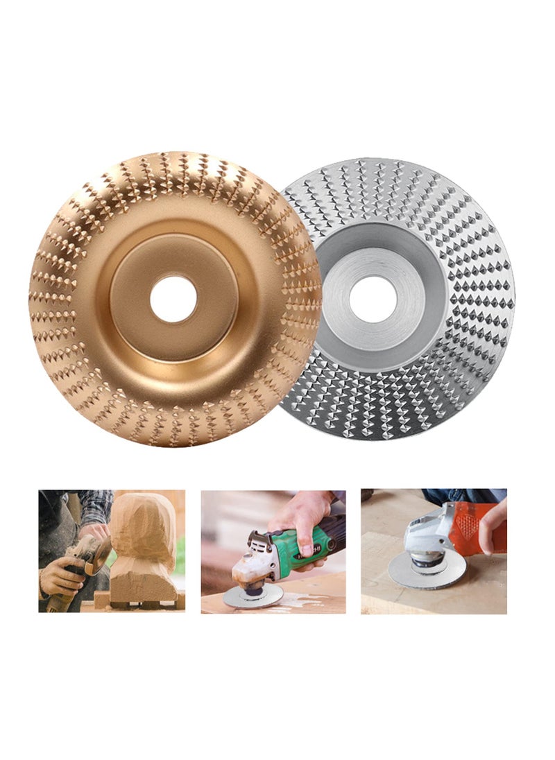 SYOSI Wood Carving Discs For Angle Grinder Grinding Wheel Disc Rotary Flat Shaping Abrasive Bore 16Mm Woodworking Tools Abrasive Disc Wood Carving Tools  - Image 1