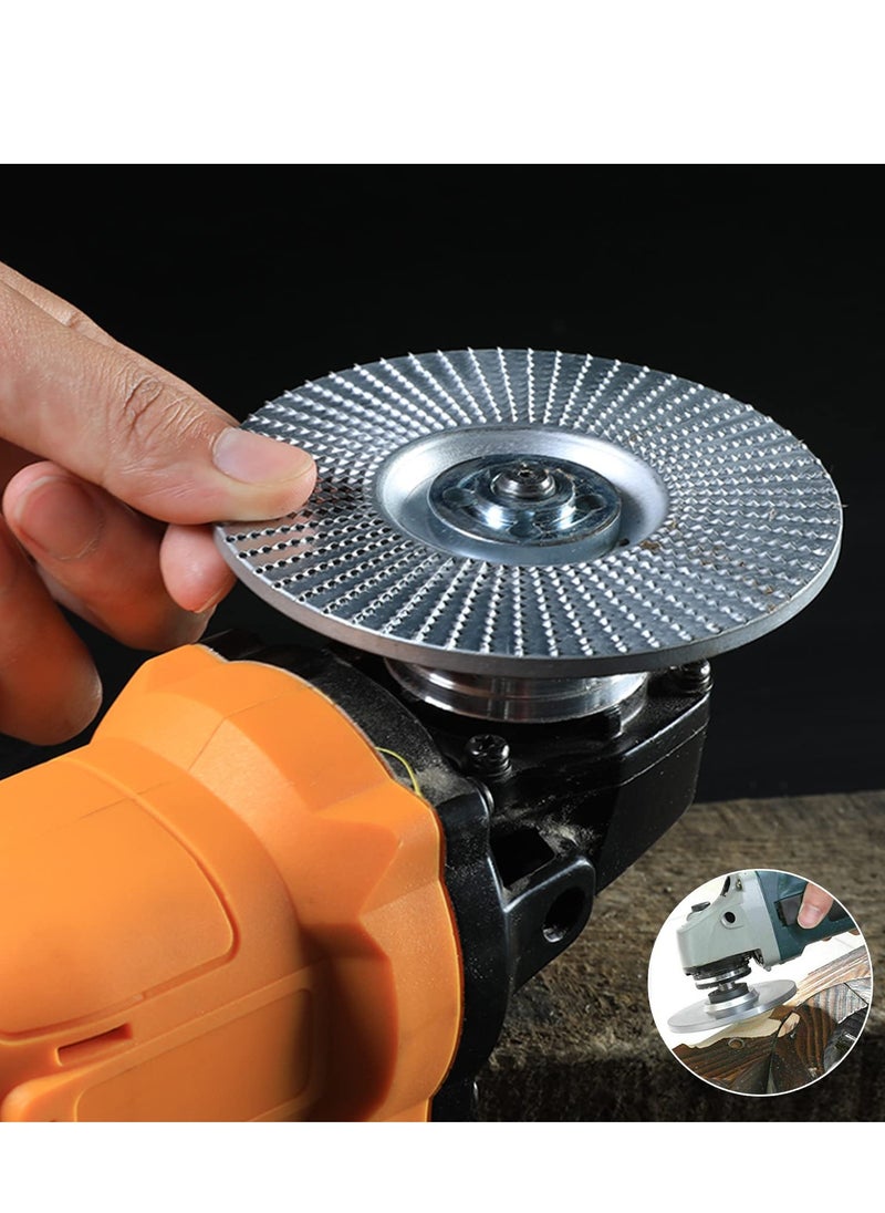 SYOSI Wood Carving Discs For Angle Grinder Grinding Wheel Disc Rotary Flat Shaping Abrasive Bore 16Mm Woodworking Tools Abrasive Disc Wood Carving Tools  - Image 4