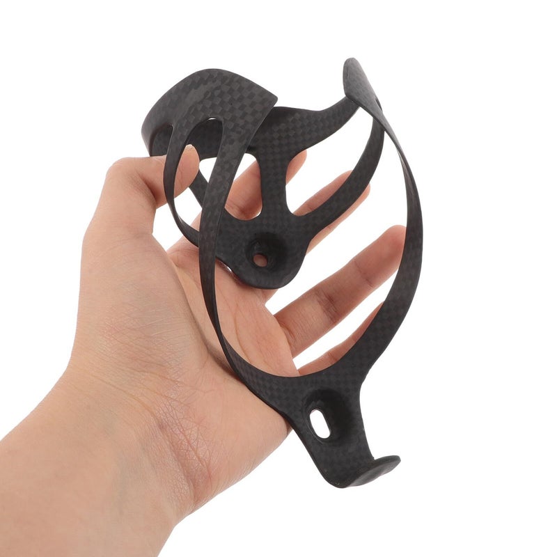 Lightweight Matte Black Carbon Fiber Bike Water Bottle Cage 74mm Road Cycling Cup Holder - Image 5