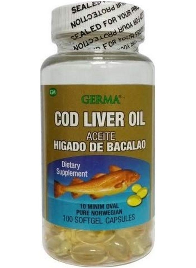 Germa Aceite De Higado De Bacalao Capsules 100  - Image 3