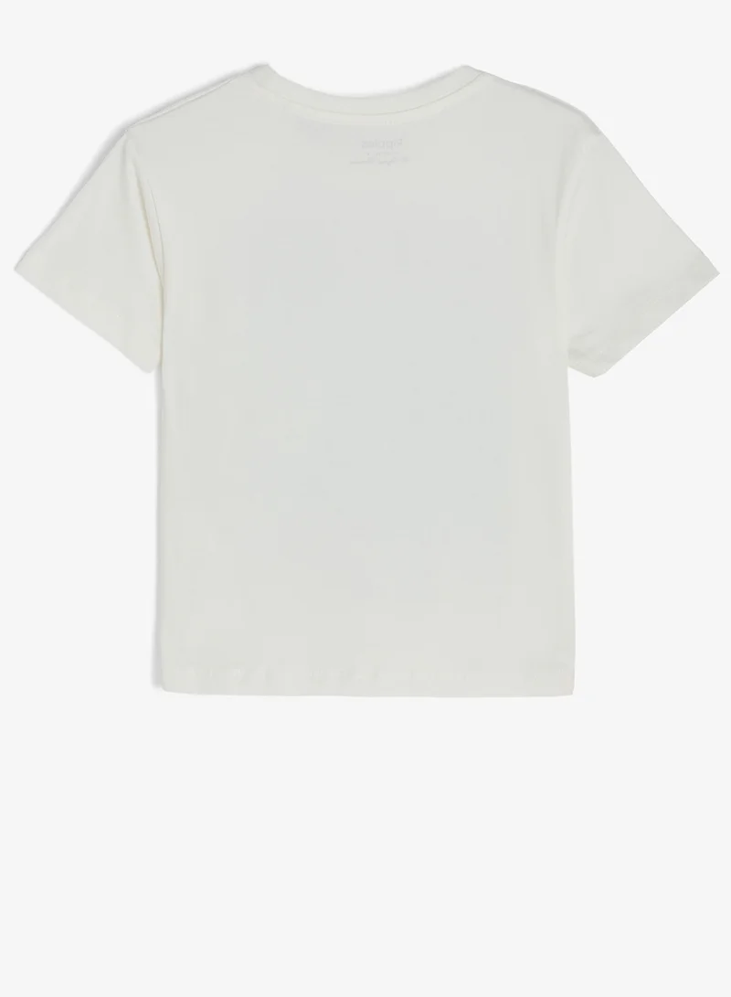 ريبلز مع نمشي Girls Drop Shoulder T-shirt