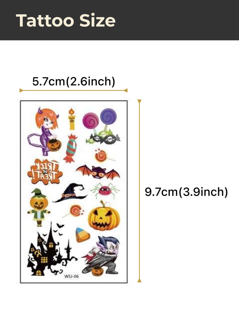 30-Pack Temporary Halloween Tattoo Stickers – Waterproof for All Ages - Image 4