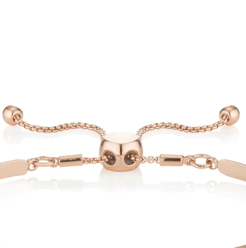 باكلي لندن BUCKLEY LONDON PYRAMID BANGLE - ROSE