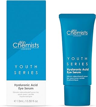 skinChemists Skin Chemists Hyaluronic Acid Eye Serum with Aloe Vera Natural Vitamin E 15ml Protects against fine lines and wrinkles - Image 1
