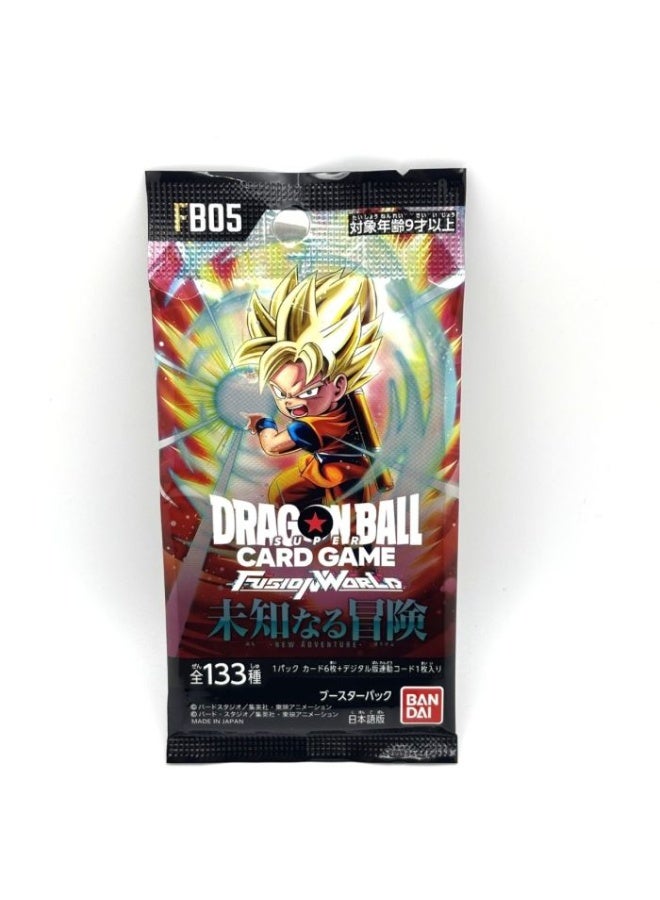 Dragon Ball Super TCG: Fusion World New Adventure (Random 1 Single pack ) (Japanese)