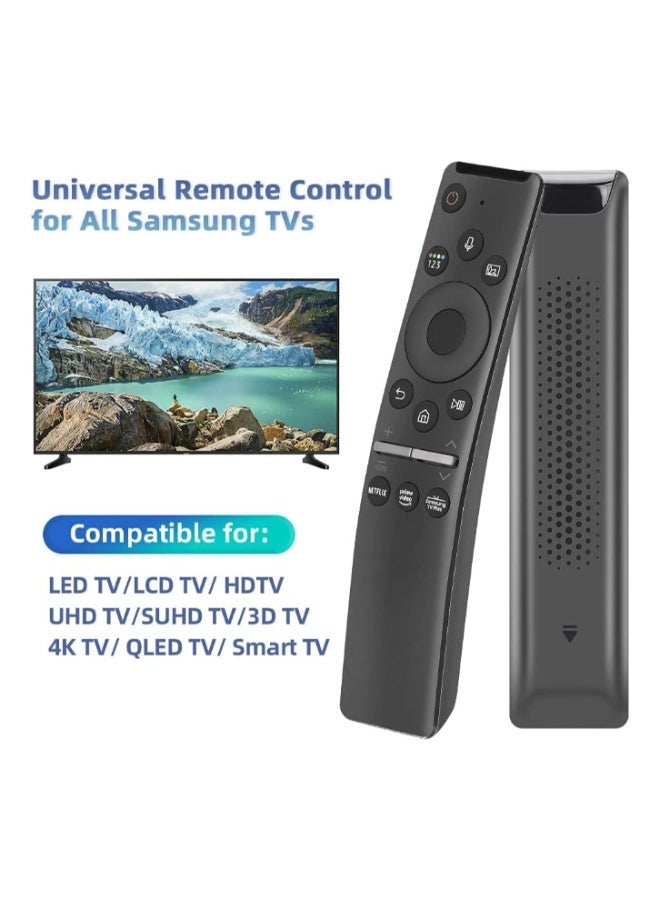 Raxoom Universal Voice Remote Control for Samsung TV Remote All Samsung LED QLED UHD SUHD HDR LCD HDTV 4K 3D Curved Smart TVs, with Shortcut Buttons for Netflix, Prime Video, Samsung Plus - Image 2