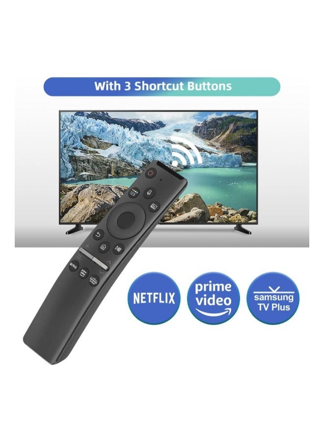 Raxoom Universal Voice Remote Control for Samsung TV Remote All Samsung LED QLED UHD SUHD HDR LCD HDTV 4K 3D Curved Smart TVs, with Shortcut Buttons for Netflix, Prime Video, Samsung Plus - Image 3