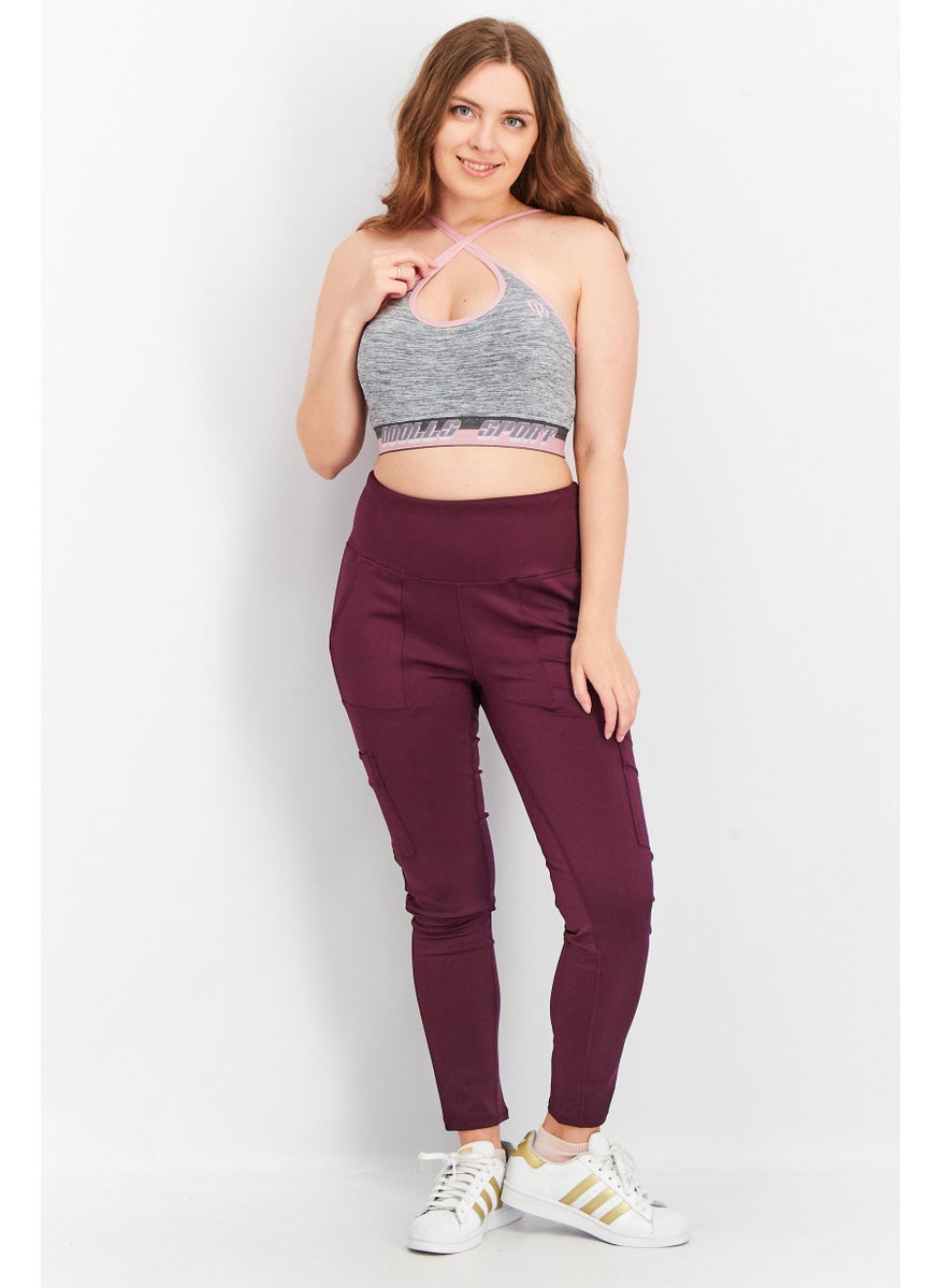 ODolls Sport - Women Sportswear Fit Crew Neck Sleeveless Crop Top, Grey - Image 1