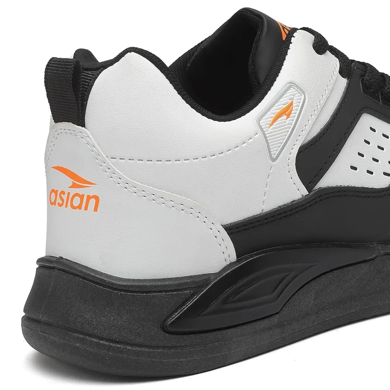 Asian Men's Black and White Casual Sneakers for Boys