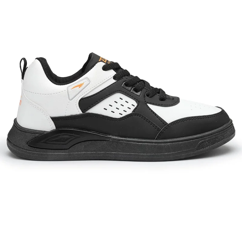 Asian Men's Black and White Casual Sneakers for Boys