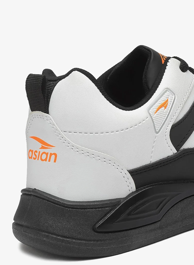 Asian  Men's Black and White Casual Sneakers for Boys for Men | Best Price UAE