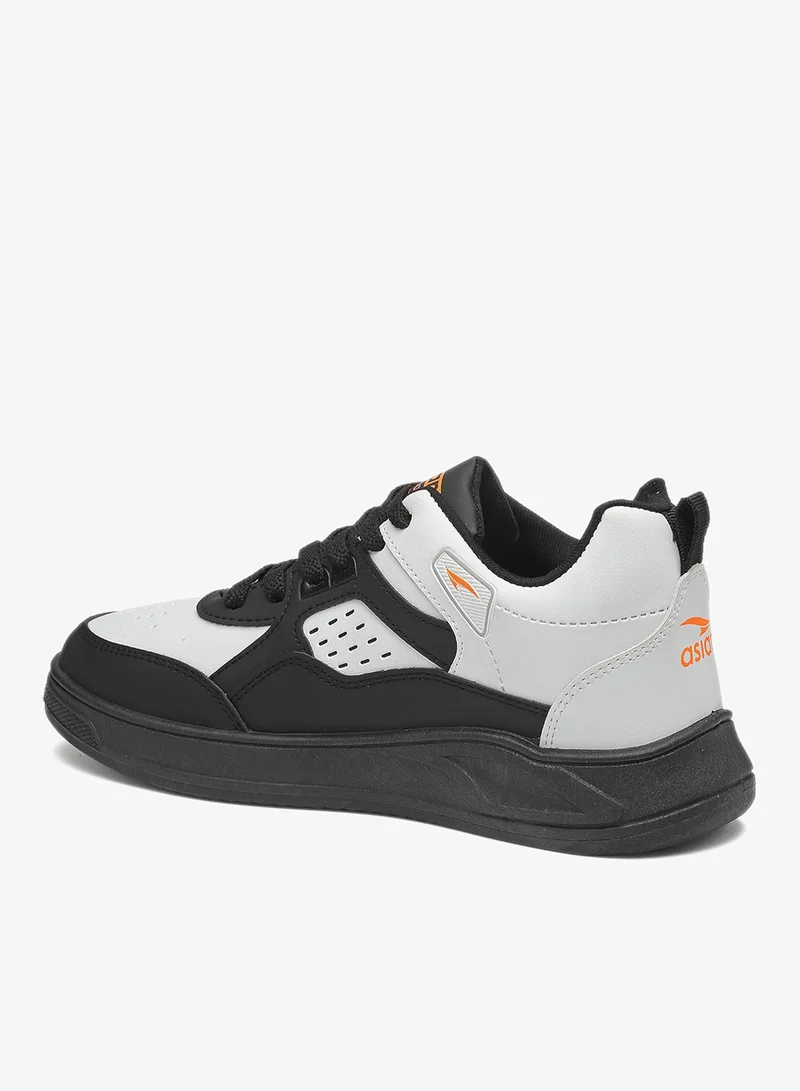 Asian  Men's Black and White Casual Sneakers for Boys for Men | Best Price UAE