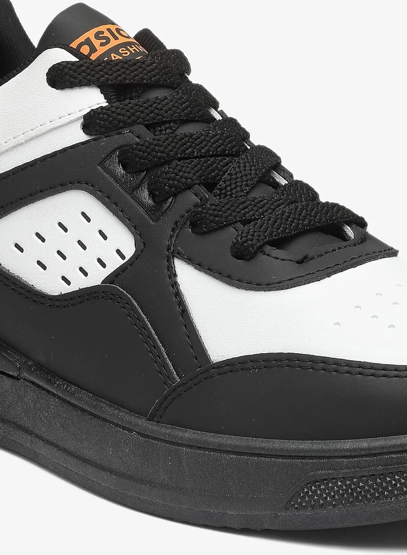 Asian  Men's Black and White Casual Sneakers for Boys for Men | Best Price UAE