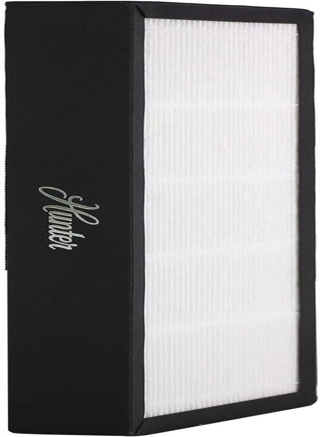 هانتر شركة هانتر للمراوح، فلتر بديل لتنقية الهواء من نوع HEPA الحقيقي طراز F1726HE، F1726 HE/21، أبيض اللون، مناسب لجهاز تنقية الهواء طراز HT1726 - Image 1