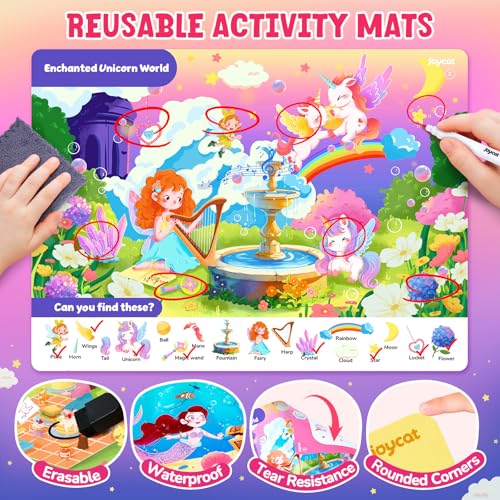 JoyCat Search and Find Activity Books Educational Toy for Girls Ages 35 Preschool Learning Activities for Toddlers Kids Road Trip Travel Toys for Car Airplane Gifts for 3 4 5 6 Year Olds - Image 5