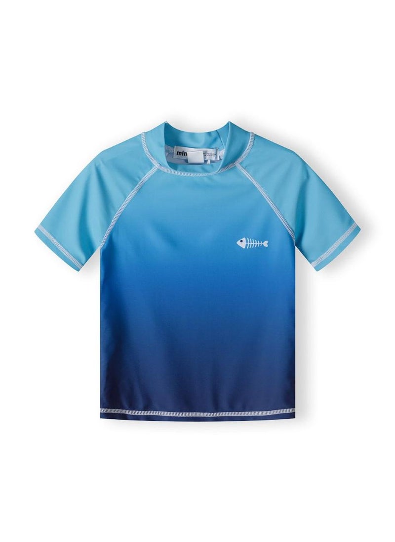 MINOTI Kids' Short Sleeve Rashguard Swim Top - Image 2