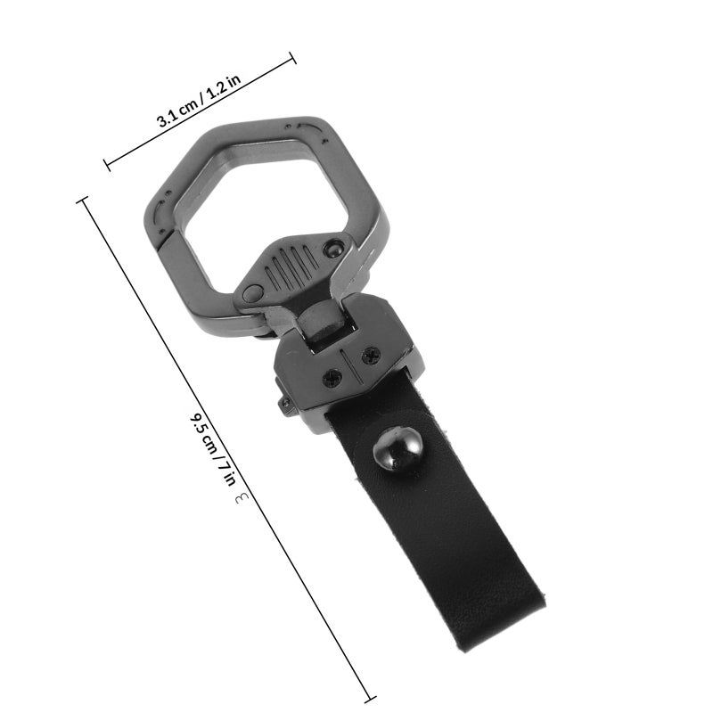 Hexagonal Keychain for Car Key Stylish Key Keychain Charms Backpack Hanging Keychain Decoration for Men and Women - Image 2
